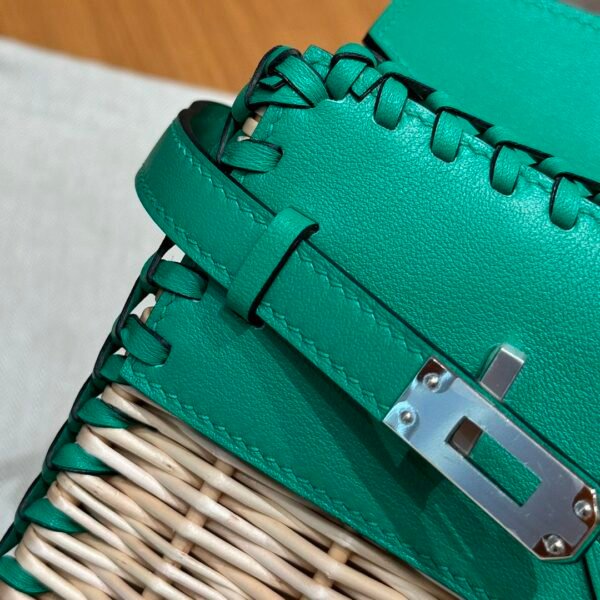 DDMode Birkin Picnic 6W Menthe Swift Leather 25CM Silver Hardware