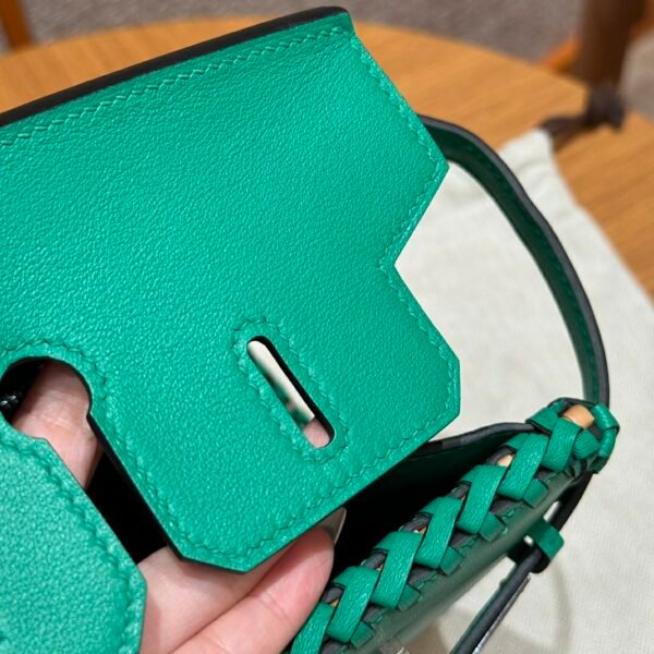 DDMode Birkin Picnic 6W Menthe Swift Leather 25CM Silver Hardware