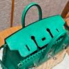 DDMode Birkin Picnic 6W Menthe Swift Leather 25CM Silver Hardware