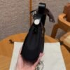 DDMode Hermes Mini HerBag Noir Canvas / Cowhide Silver Hardware