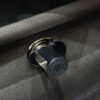 DDMode Hermes Mini HerBag Dark Bronze Noir Canvas / Cowhide Silver Hardware