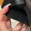 DDMode Hermes Mini HerBag Dark Bronze Noir Canvas / Cowhide Silver Hardware