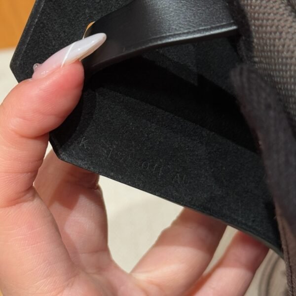 DDMode Hermes Mini HerBag Dark Bronze Noir Canvas / Cowhide Silver Hardware