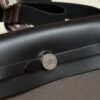 DDMode Hermes Mini HerBag Dark Bronze Noir Canvas / Cowhide Silver Hardware