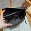 DDMode Hermes Mini HerBag Dark Bronze Noir Canvas / Cowhide Silver Hardware