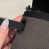 DDMode Hermes Mini HerBag Dark Bronze Noir Canvas / Cowhide Silver Hardware