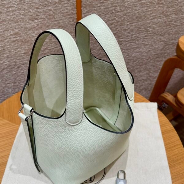 DDMode Hermes Picotin 18CM 0S Vert Fizz Clememce Leather Silver Hardware