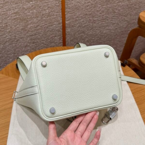 DDMode Hermes Picotin 18CM 0S Vert Fizz Clememce Leather Silver Hardware