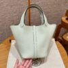 DDMode Hermes Picotin 18CM 0S Vert Fizz Clememce Leather Silver Hardware