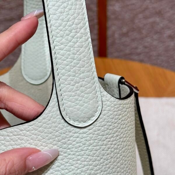 DDMode Hermes Picotin 18CM 0S Vert Fizz Clememce Leather Silver Hardware