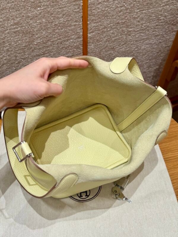 DDMode Hermes Picotin 18CM i8 Jaune Milton Clememce Leather Silver Hardware
