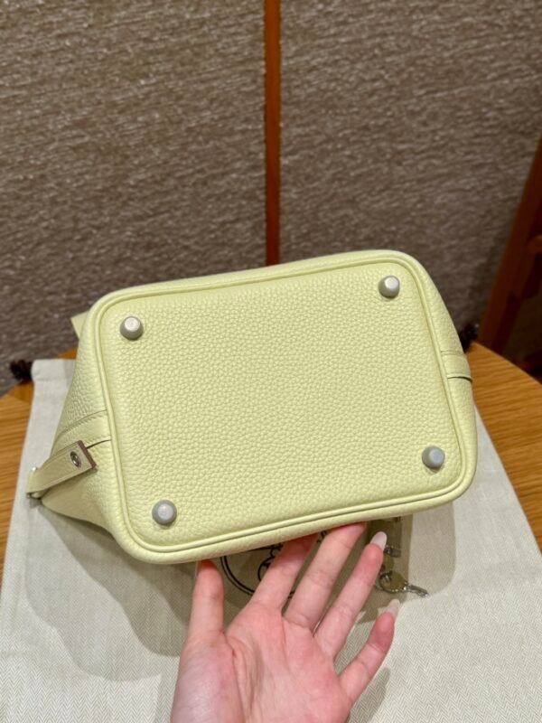 DDMode Hermes Picotin 18CM i8 Jaune Milton Clememce Leather Silver Hardware