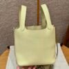 DDMode Hermes Picotin 18CM i8 Jaune Milton Clememce Leather Silver Hardware