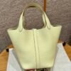 DDMode Hermes Picotin 18CM i8 Jaune Milton Clememce Leather Silver Hardware