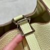 DDMode Hermes Picotin 18CM i8 Jaune Milton Clememce Leather Silver Hardware