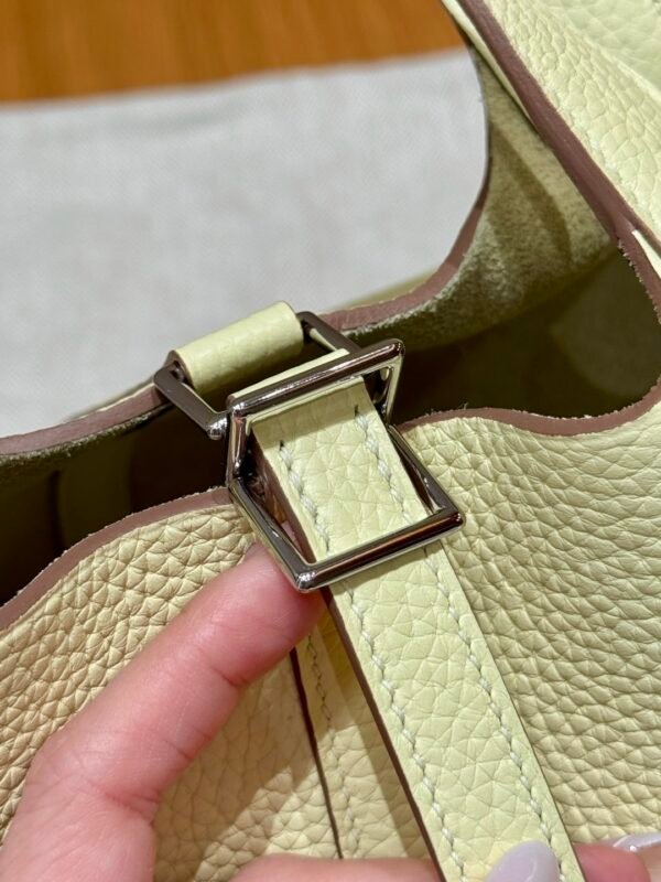 DDMode Hermes Picotin 18CM i8 Jaune Milton Clememce Leather Silver Hardware