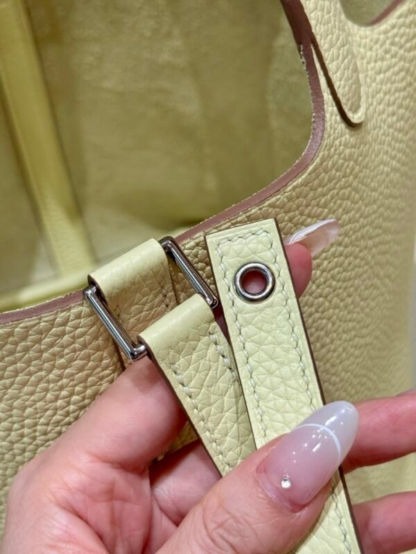 DDMode Hermes Picotin 18CM i8 Jaune Milton Clememce Leather Silver Hardware