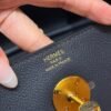 DDMode Hermes Lindy 26CM 2Z Blue Nuit Evercolor Leather Gold Hardware