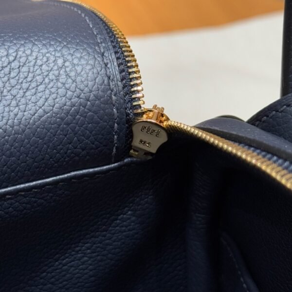 DDMode Hermes Lindy 26CM 2Z Blue Nuit Evercolor Leather Gold Hardware