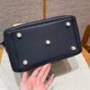DDMode Hermes Lindy 26CM 2Z Blue Nuit Evercolor Leather Gold Hardware