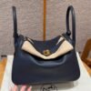 DDMode Hermes Lindy 26CM 2Z Blue Nuit Evercolor Leather Gold Hardware