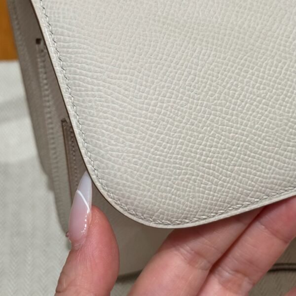 DDMode Hermes Constance 19CM Epsom Leather CK10 Craie Rose / Gold Hardware