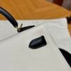 DDMode Hermes Mini Kelly Special Order CK10 Craie / CK89 Black Epsom Leather Gold Hardware