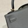 DDMode Hermes Mini Kelly 19CM 0L Gris Meyer Epsom Leather Gold Hardware