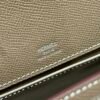 DDMode Hermes Kelly Pochette 22CM Epsom Leather CK18 Etoupe Silver Hardware