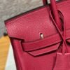 DDMode Hermes Birkin 30CM Togo Leather K1 Rouge Grenat Silver Hardware