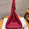 DDMode Hermes Birkin 30CM Togo Leather K1 Rouge Grenat Silver Hardware