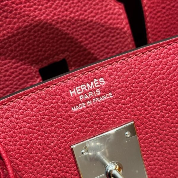 DDMode Hermes Birkin 30CM Togo Leather K1 Rouge Grenat Silver Hardware