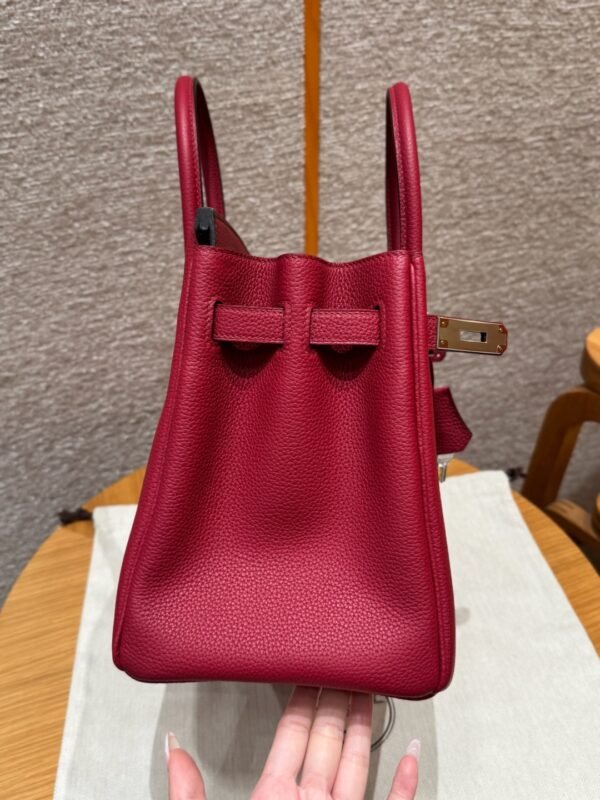DDMode Hermes Birkin 30CM Togo Leather K1 Rouge Grenat Silver Hardware