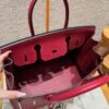 DDMode Hermes Birkin 30CM Togo Leather K1 Rouge Grenat Silver Hardware