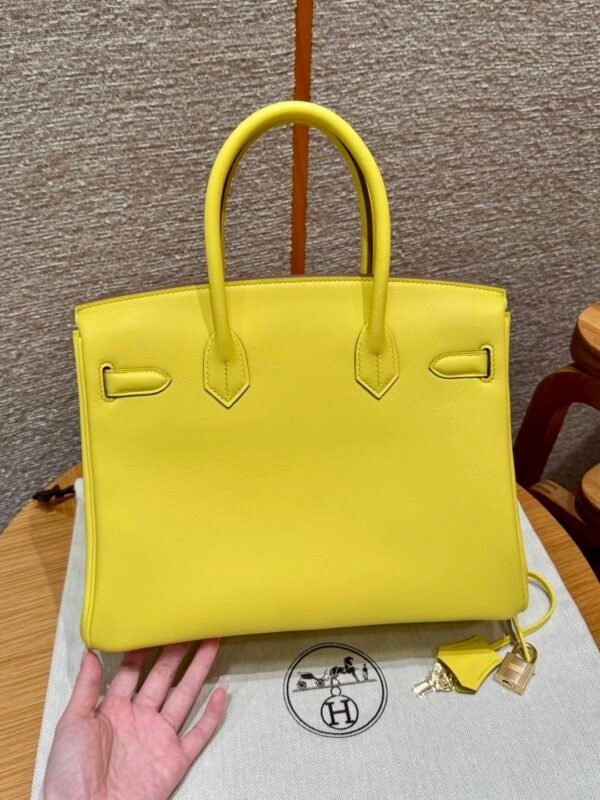 DDMode Hermes Birkin 30CM 9R Lime Swift Leather Gold Hardware