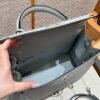 DDMode Hermes Kelly 28CM Epsom Leather J7 Blue Lin Silver Hardware