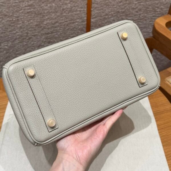 DDMode Hermes Birkin 25CM 80 Gris Perle Togo Leather Gold Hardware
