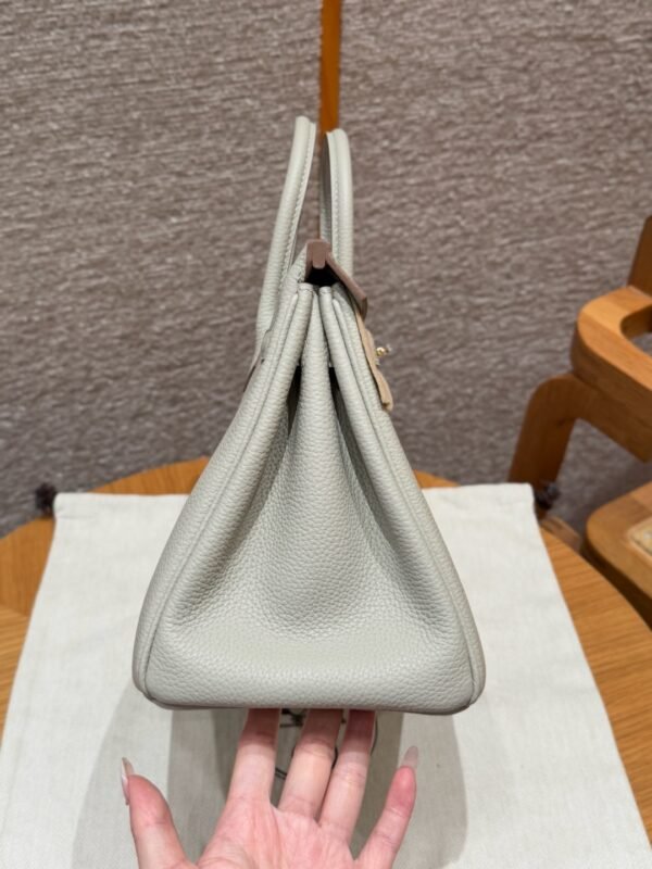 DDMode Hermes Birkin 25CM 80 Gris Perle Togo Leather Gold Hardware