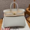 DDMode Hermes Birkin 25CM 80 Gris Perle Togo Leather Gold Hardware