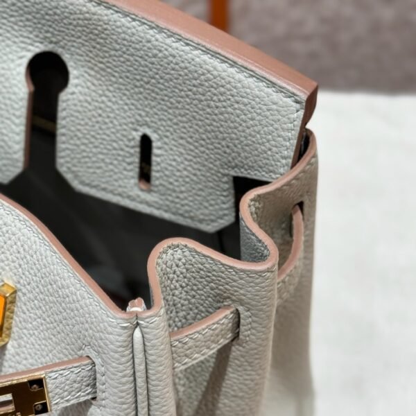 DDMode Hermes Birkin 25CM 80 Gris Perle Togo Leather Gold Hardware