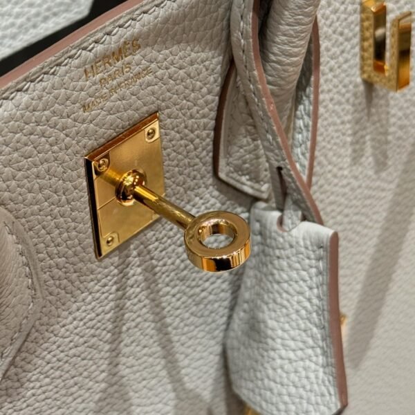 DDMode Hermes Birkin 25CM 80 Gris Perle Togo Leather Gold Hardware