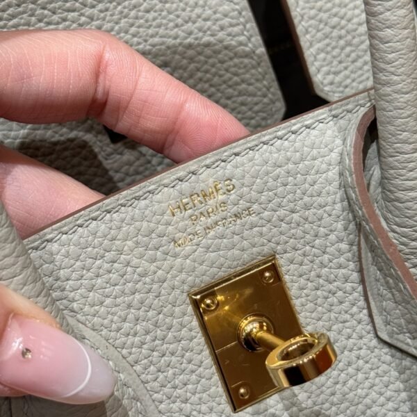 DDMode Hermes Birkin 25CM 80 Gris Perle Togo Leather Gold Hardware