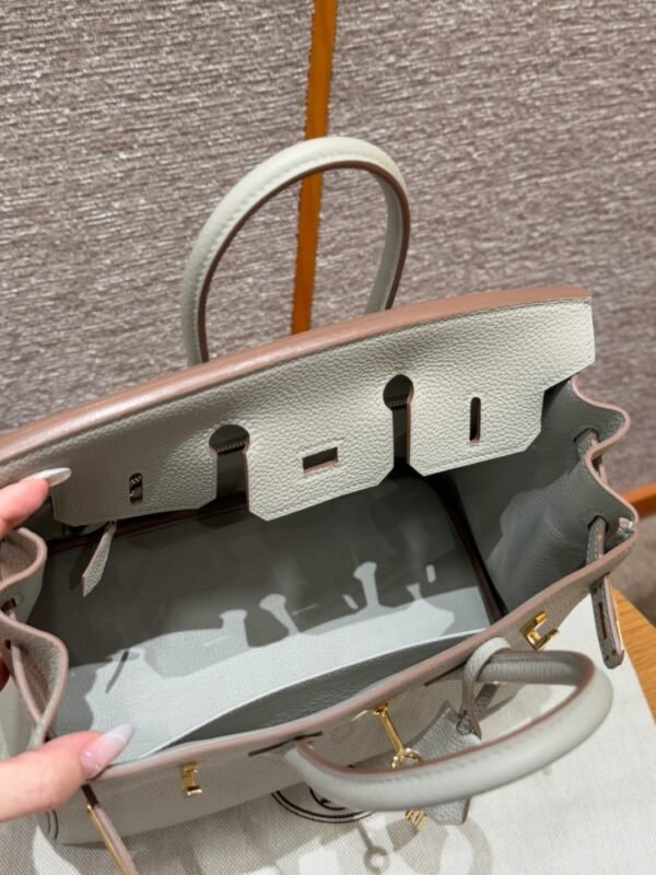 DDMode Hermes Birkin 25CM 80 Gris Perle Togo Leather Gold Hardware