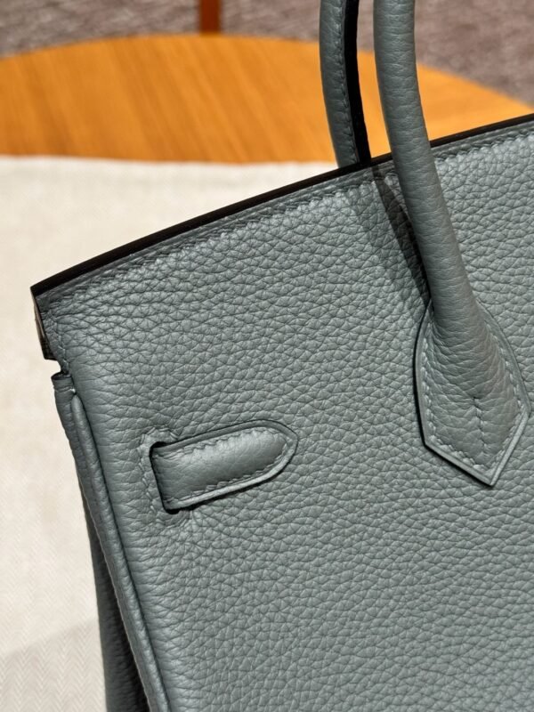DDMode Hermes Birkin 25CM 63 Vert Amanda Togo Leather Silver Hardware