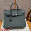 DDMode Hermes Birkin 25CM 63 Vert Amanda Togo Leather Silver Hardware