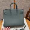 DDMode Hermes Birkin 25CM 63 Vert Amanda Togo Leather Silver Hardware