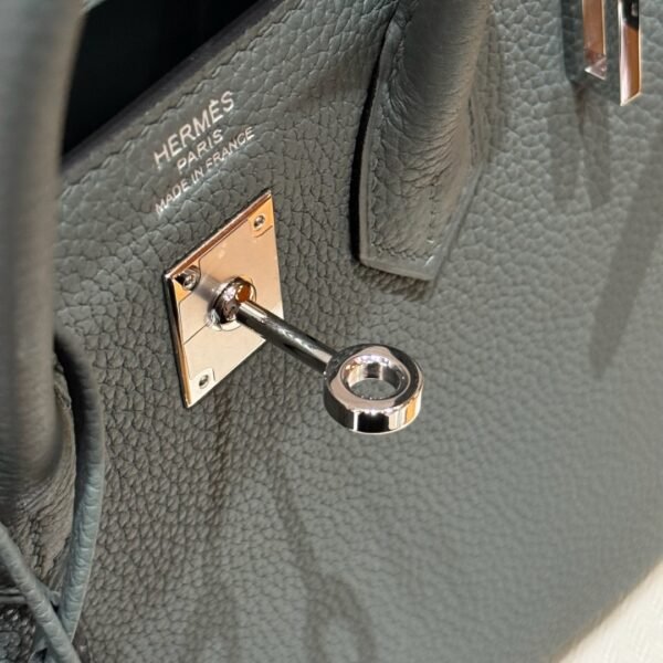 DDMode Hermes Birkin 25CM 63 Vert Amanda Togo Leather Silver Hardware