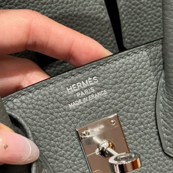 DDMode Hermes Birkin 25CM 63 Vert Amanda Togo Leather Silver Hardware