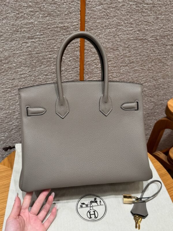 DDMode Hermes Birkin 30CM Togo Leather M8 Girs Asphalte Gold Hardware