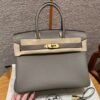 DDMode Hermes Birkin 30CM Togo Leather M8 Girs Asphalte Gold Hardware